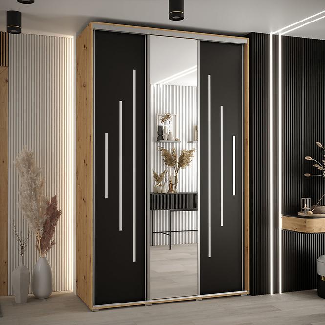 Schrank 45 Canaris 13 160 artisan/schwarz/silver
