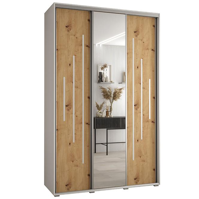 Schrank 45 Canaris 13 160 weiß/artisan/silver