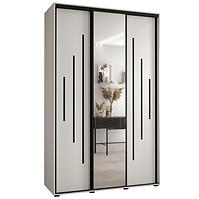 Schrank 45 Canaris 13 160 weiß/schwarz