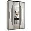 Schrank 45 Canaris 13 160 weiß/schwarz