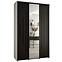 Schrank 45 Canaris 13 160 weiß/schwarz/schwarz