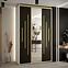 Schrank 45 Canaris 13 160 weiß/schwarz/gold,5