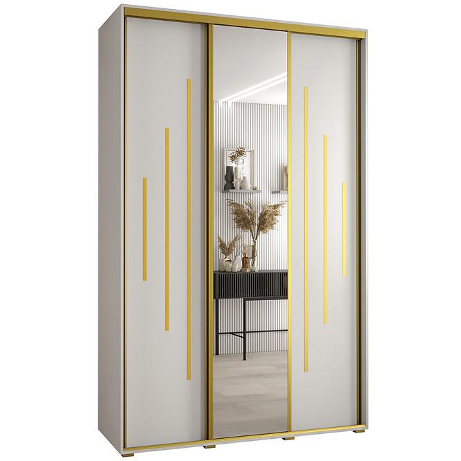 Schrank 45 Canaris 13 160 weiß/gold