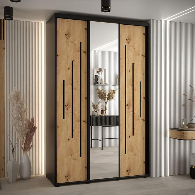 Schrank 45 Canaris 13 160 schwarz/artisan/schwarz