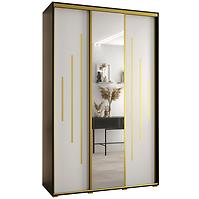Schrank 45 Canaris 13 160 schwarz/weiß/gold