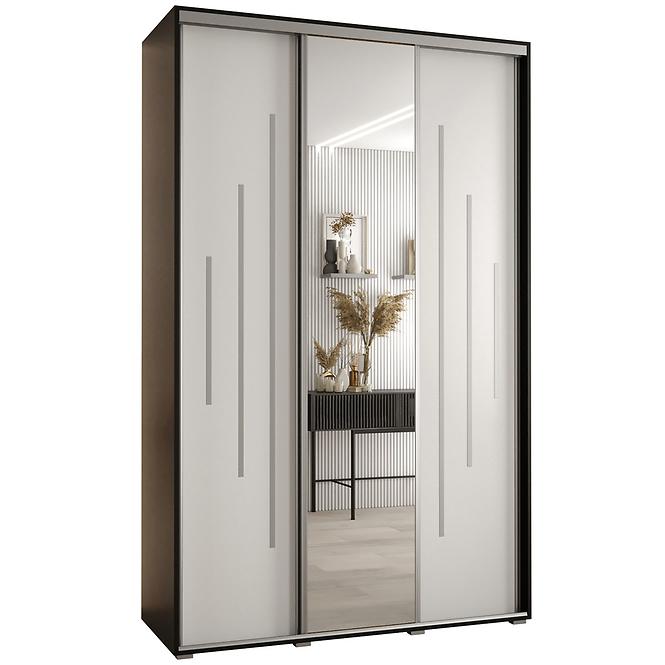 Schrank 45 Canaris 13 160 schwarz/weiß/silver