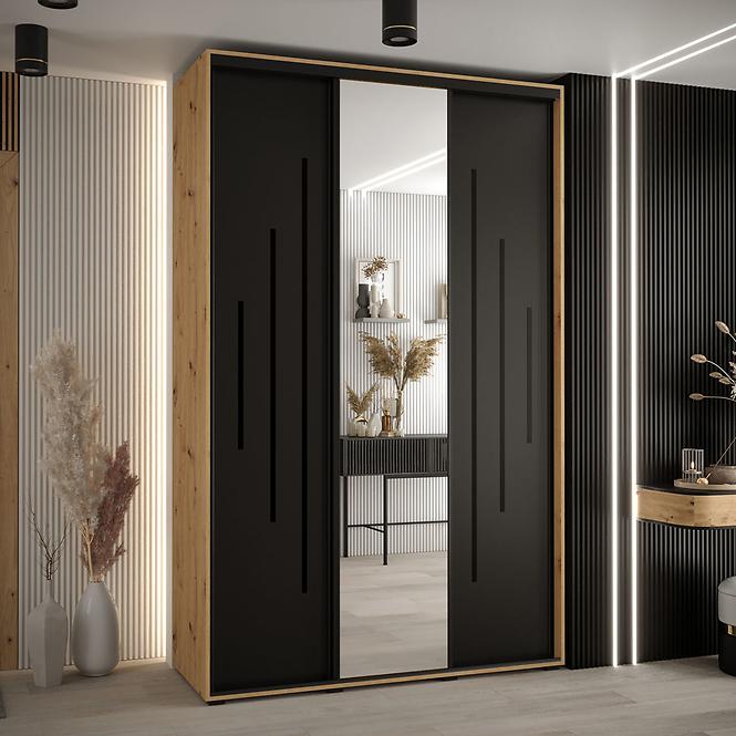 Schrank 45 Canaris 13 170 artisan/schwarz/schwarz