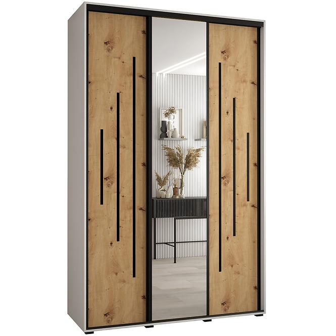 Schrank 45 Canaris 13 170 weiß/artisan/schwarz