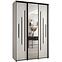 Schrank 45 Canaris 13 170 weiß/schwarz