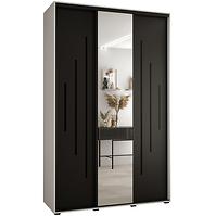 Schrank 45 Canaris 13 170 weiß/schwarz/schwarz