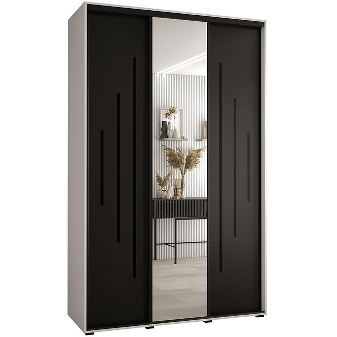 Schrank 45 Canaris 13 170 weiß/schwarz/schwarz