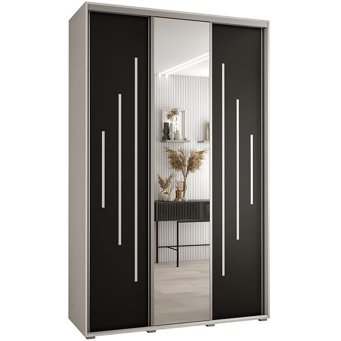 Schrank 45 Canaris 13 170 weiß/schwarz/silver