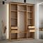Schrank 45 Canaris 13 170 weiß/schwarz/silver,3