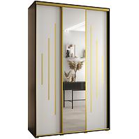 Schrank 45 Canaris 13 170 schwarz/weiß/gold