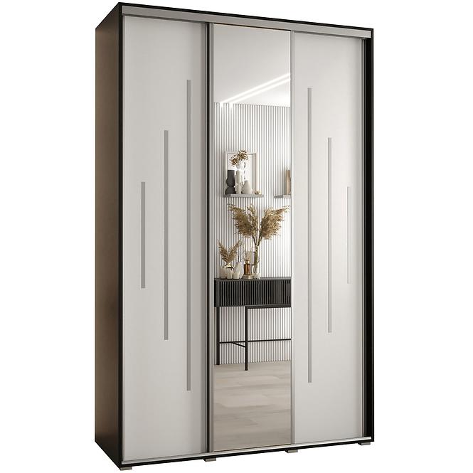 Schrank 45 Canaris 13 170 schwarz/weiß/silver
