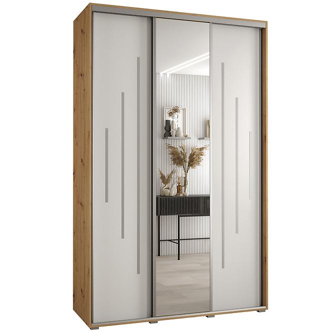 Schrank 45 Canaris 13 180 artisan/weiß/silver