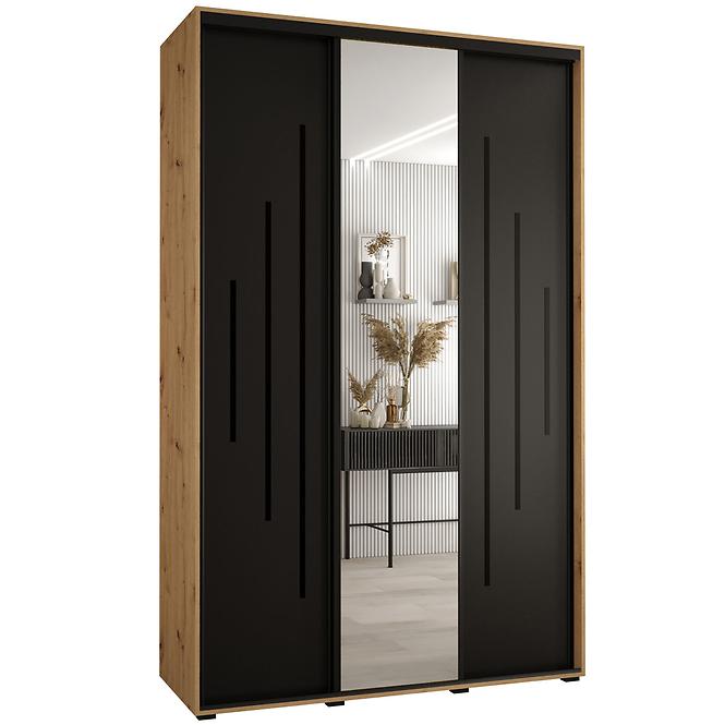 Schrank 45 Canaris 13 180 artisan/schwarz/schwarz