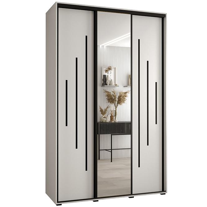 Schrank 45 Canaris 13 180 weiß/schwarz