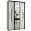 Schrank 45 Canaris 13 180 weiß/schwarz