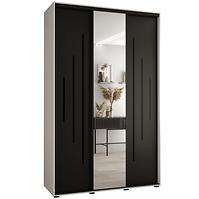 Schrank 45 Canaris 13 180 weiß/schwarz/schwarz
