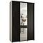 Schrank 45 Canaris 13 180 weiß/schwarz/schwarz