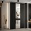 Schrank 45 Canaris 13 180 weiß/schwarz/schwarz,5