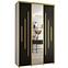 Schrank 45 Canaris 13 180 weiß/schwarz/gold