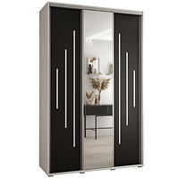 Schrank 45 Canaris 13 180 weiß/schwarz/silver