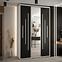 Schrank 45 Canaris 13 180 weiß/schwarz/silver,5
