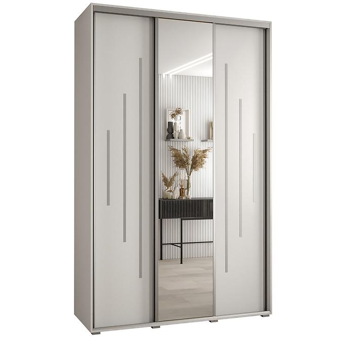 Schrank 45 Canaris 13 180 weiß/silver