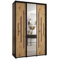 Schrank 45 Canaris 13 180 schwarz/artisan/schwarz