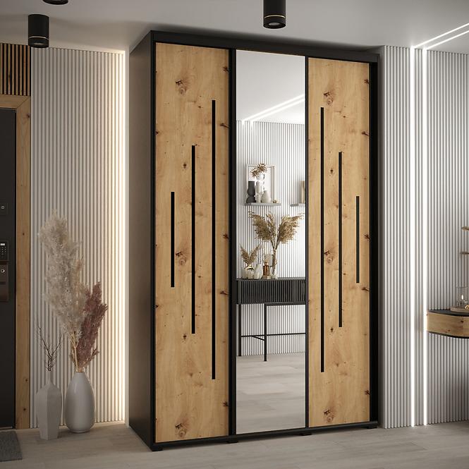 Schrank 45 Canaris 13 180 schwarz/artisan/schwarz