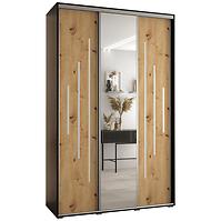 Schrank 45 Canaris 13 180 schwarz/artisan/silver