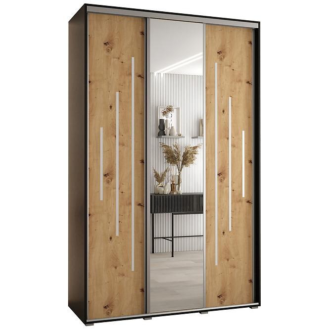 Schrank 45 Canaris 13 180 schwarz/artisan/silver