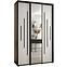 Schrank 45 Canaris 13 180 schwarz/weiß/schwarz