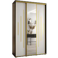 Schrank 45 Canaris 13 180 schwarz/weiß/gold