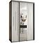 Schrank 45 Canaris 13 180 schwarz/weiß/silver