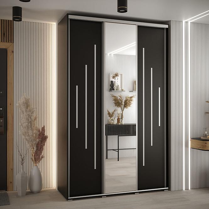 Schrank 45 Canaris 13 180 schwarz/silver