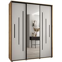 Schrank 45 Canaris 13 190 artisan/weiß/schwarz