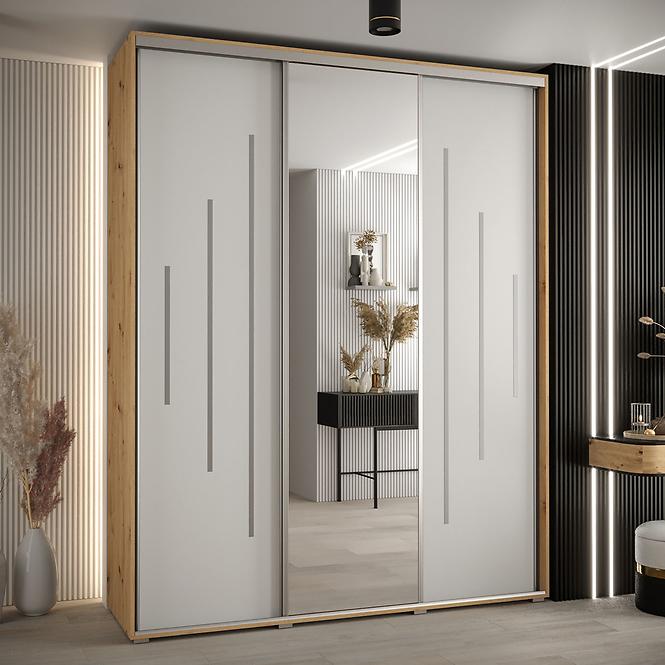 Schrank 45 Canaris 13 190 artisan/weiß/silver