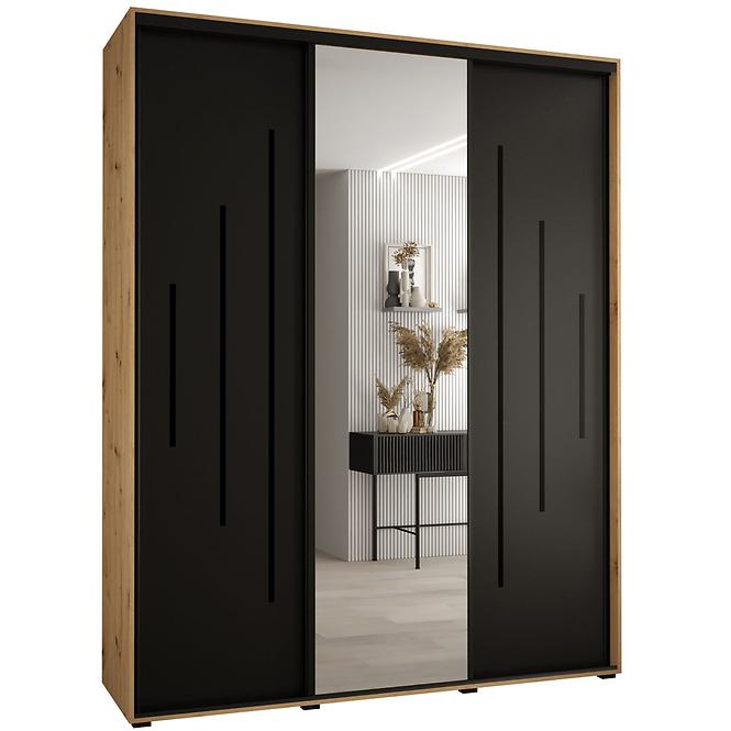 Schrank 45 Canaris 13 190 artisan/schwarz/schwarz
