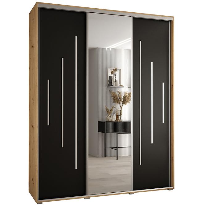 Schrank 45 Canaris 13 190 artisan/schwarz/silver