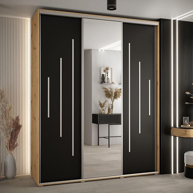 Schrank 45 Canaris 13 190 artisan/schwarz/silver