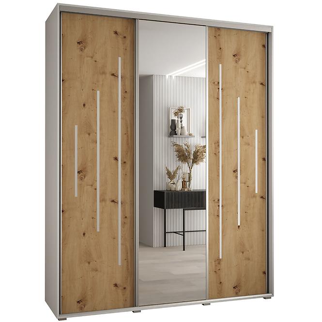 Schrank 45 Canaris 13 190 weiß/artisan/silver