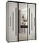 Schrank 45 Canaris 13 190 weiß/schwarz