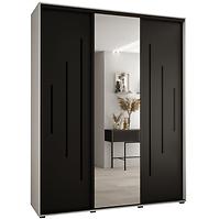 Schrank 45 Canaris 13 190 weiß/schwarz/schwarz