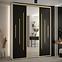 Schrank 45 Canaris 13 190 weiß/schwarz/gold,5