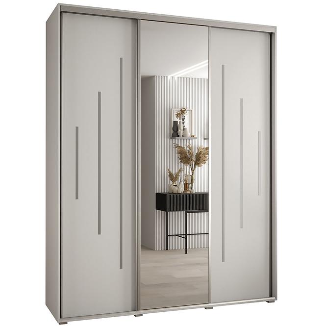 Schrank 45 Canaris 13 190 weiß/silver