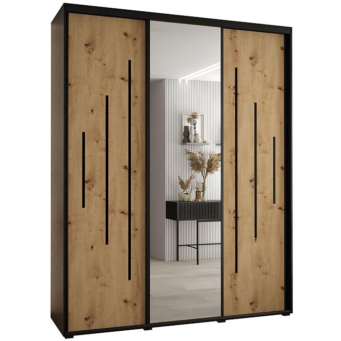 Schrank 45 Canaris 13 190 schwarz/artisan/schwarz