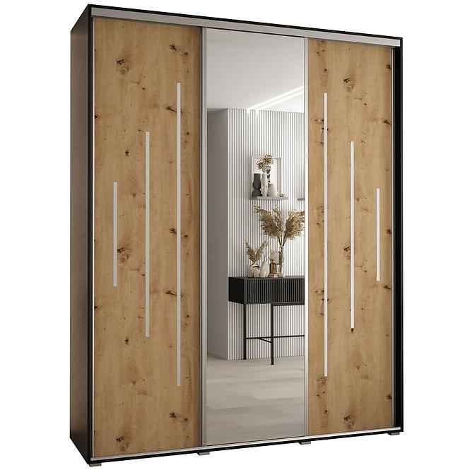 Schrank 45 Canaris 13 190 schwarz/artisan/silver